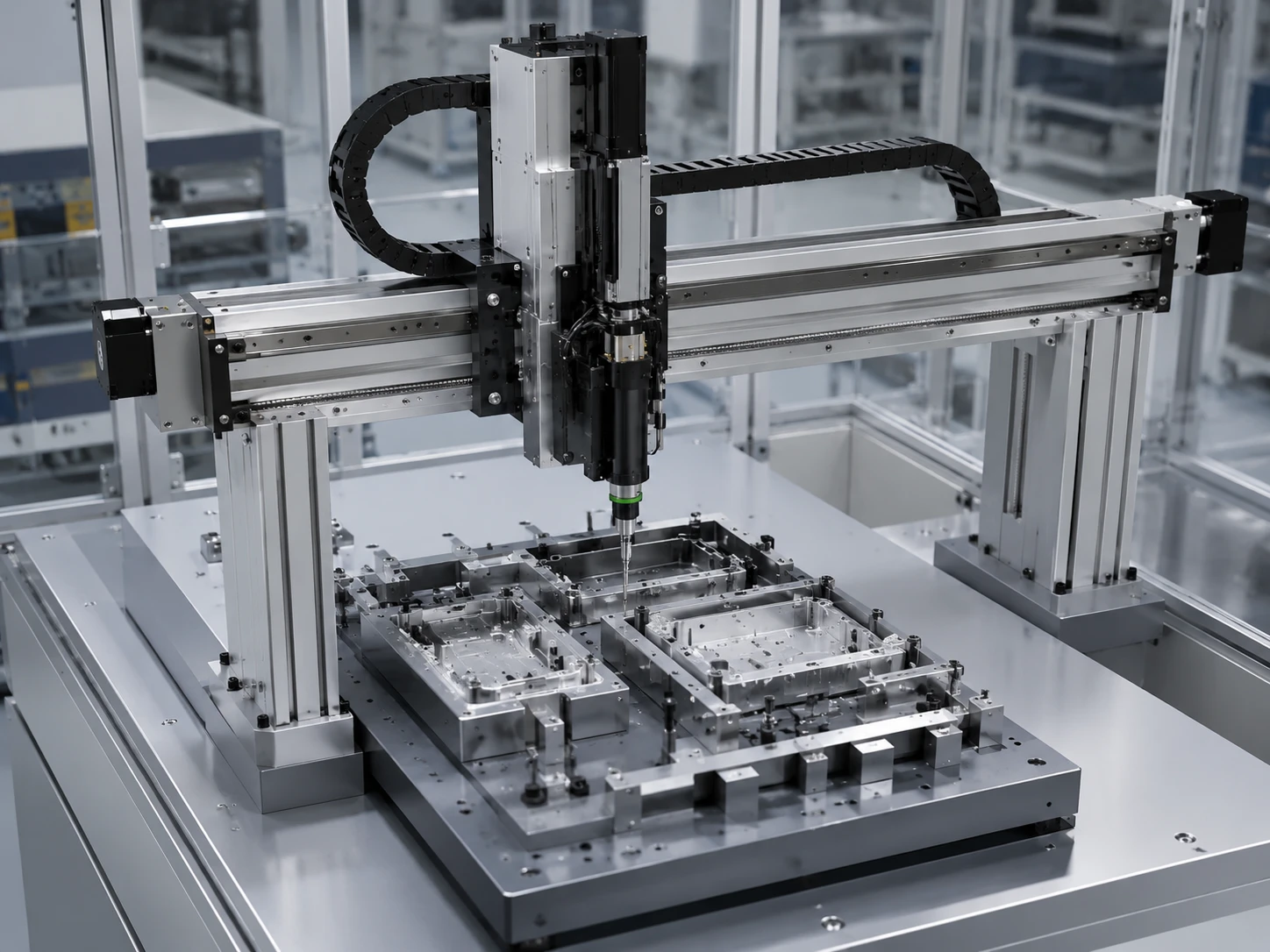 Cartesian robot for assembly and insertion