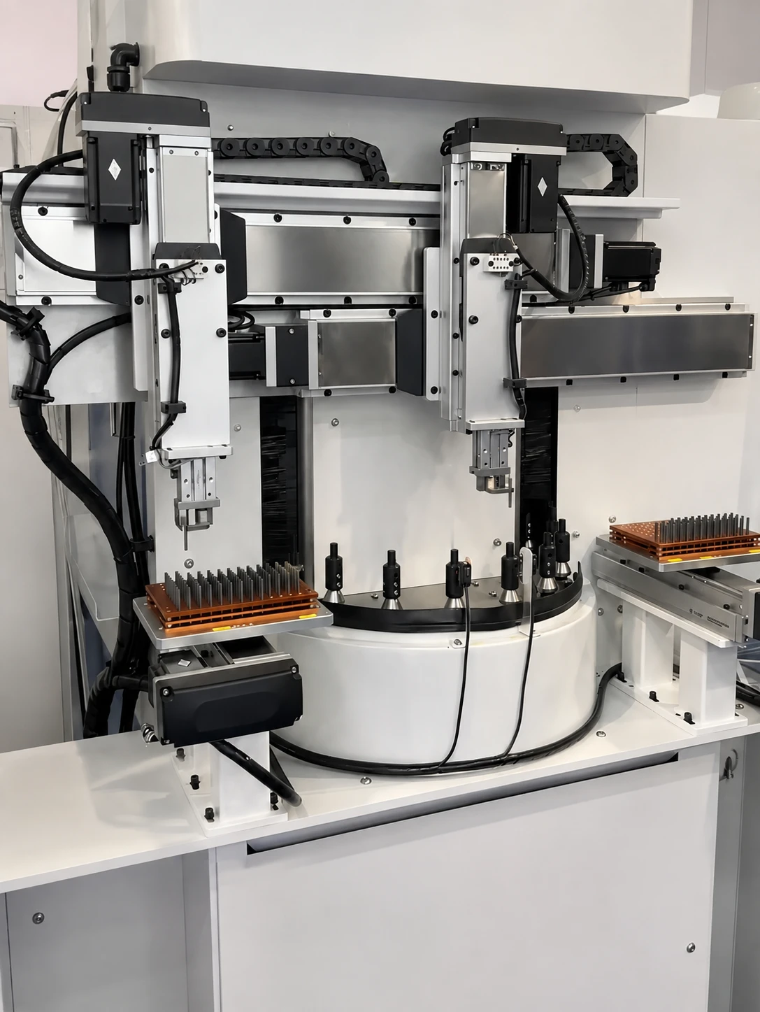 Trial assembly of a custom Cartesian robot configuration